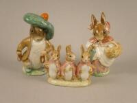 Three Beswick Beatrix Potter figures