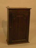 An oak side cabinet