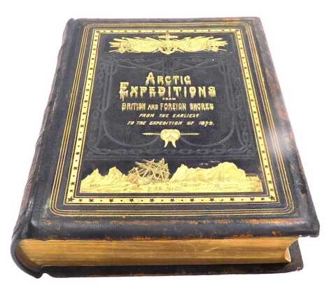 Smith (D Murray). Arctic Expeditions from British and Foreign Shores, from the earliest times to the expedition of 1875-76, with coloured illustrations, maps and other engravings, gilt tooled black cloth, published by Thomas Liddell, Glasgow 1877.