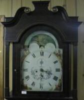 A mahogany longcase clock of 8-day movement