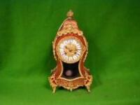 A 19thC Boulle mantel clock