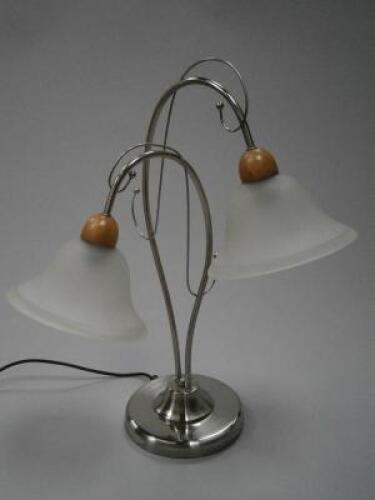 A retro style table lamp