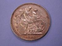 An Edwardian gold sovereign