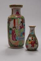 Two 19thC Cantonese vases