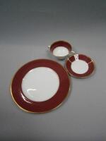 A Coalport Athlone-Marone dinner service