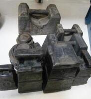 *A quantity of various platform and pan scale weights.