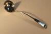 A George IV silver Fiddle pattern ladle by William Hannay