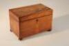 A late 18thC rosewood tea caddy