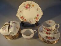 A Royal Crown Derby part tea set.