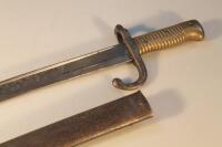 A late 19thC French military bayonet