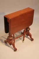 A 19thC mahogany small Sutherland table