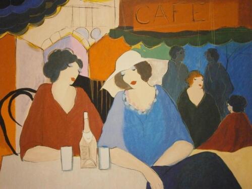 After Isaac Tarkey. Two women seated in cafe