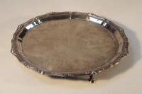 An Elizabeth II silver salver by Roberts & Belk Limited