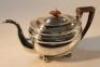 A George III silver teapot