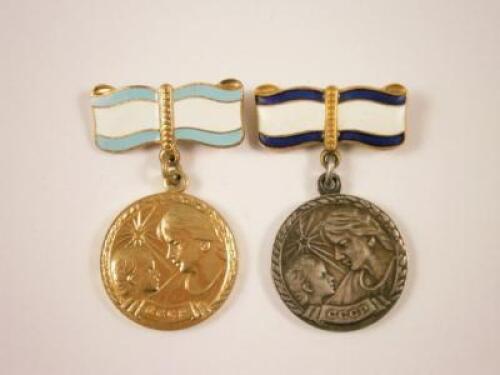 Two Russian medals for Maternity