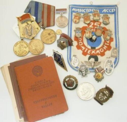 A group of medals