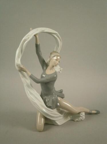 A Nao figure of a ballerina dancing with ribbon