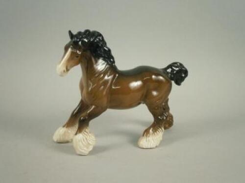 A Beswick England Shire pony