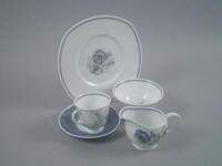 A Wedgwood Susie Cooper Glen Mist pattern part tea service