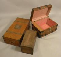 Three 20thC scientific instrument cases