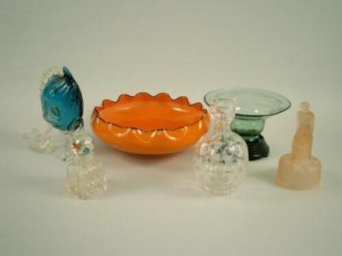 Various items of glass