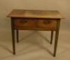 An early 19thC oak side table