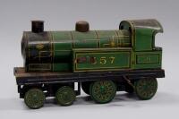 A Tipp & Co tin plate clockwork locomotive