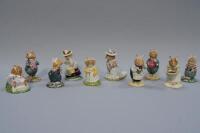 A collection of eleven Royal Doulton Bramley Hedge character figures.