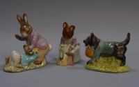 A Collection of nine Beswick & Royal Albert Beatrix Potter figures.