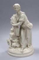 A Victorian Parian ware figure