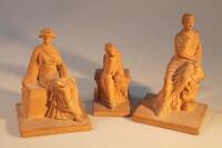 Three late 19thC terracotta classical figures after Fritz Gurlitt of Berlin