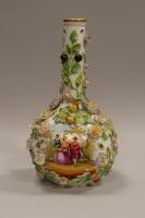 A 19thC Carl Thieme bottle vase