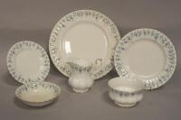 A Royal Albert Memory Lane tea and dinner service.