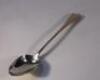 A George III silver Old English basting spoon