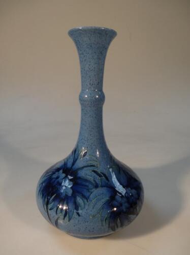 A William Moorcroft pottery "Cornflower" vase