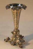 A Victorian electroplated table centre piece