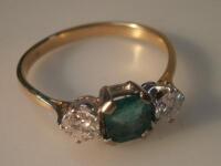 A three stone ring