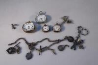 An early 20thC silver pocket watch