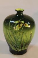 A Burmantofts pottery baluster vase