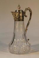 A late 19thC claret jug