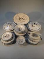 A Royal Doulton Old Colony pattern dinner service.