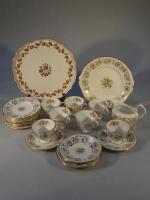 A Royal Crown Derby part tea set