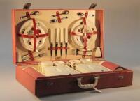 A mid 20thC cased picnic set by Brexton