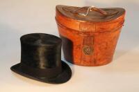 A Dunn & Co silk top hat