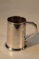 A Victorian silver tankard