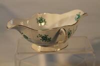 A Herend gravy boat.