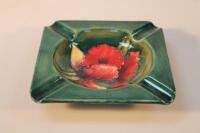 A Moorcroft pottery ashtray