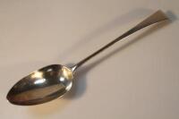 A George III silver Old English gravy spoon