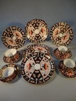 A quantity of Royal Crown Derby Imari pattern tea ware