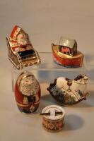 Five Royal Crown Derby paperweights